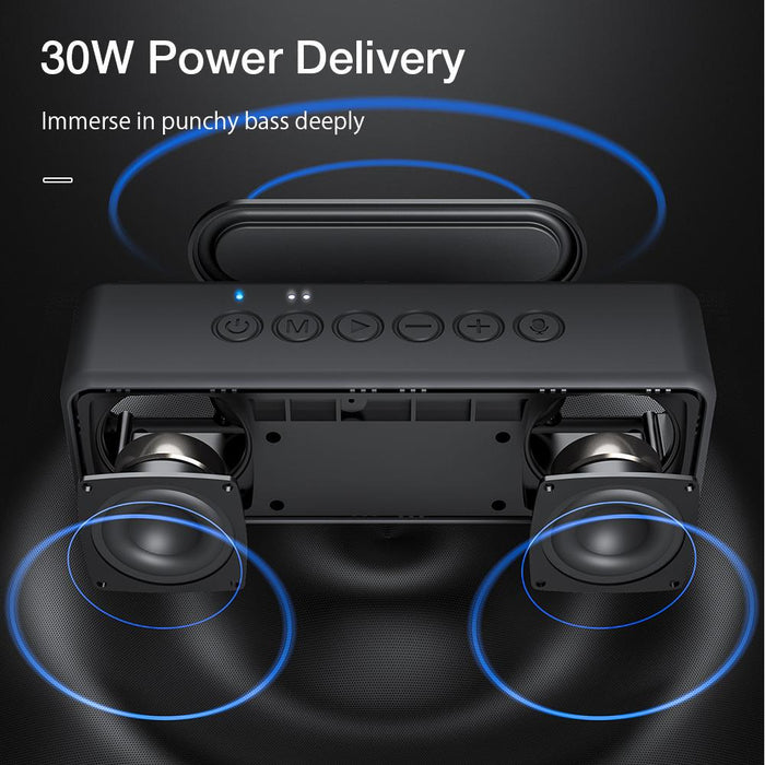 XDOBO® X Series Wireless Bluetooth Speaker - 30W Speaker with Large Battery for Extended Outdoor & Waterproof Use - Shopsta EU